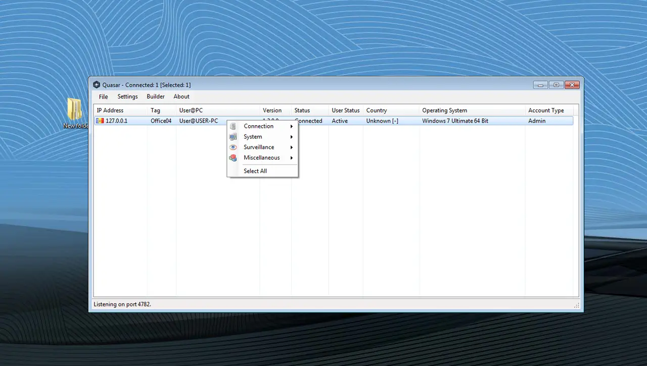 Quasar RAT v1.3 Cracked