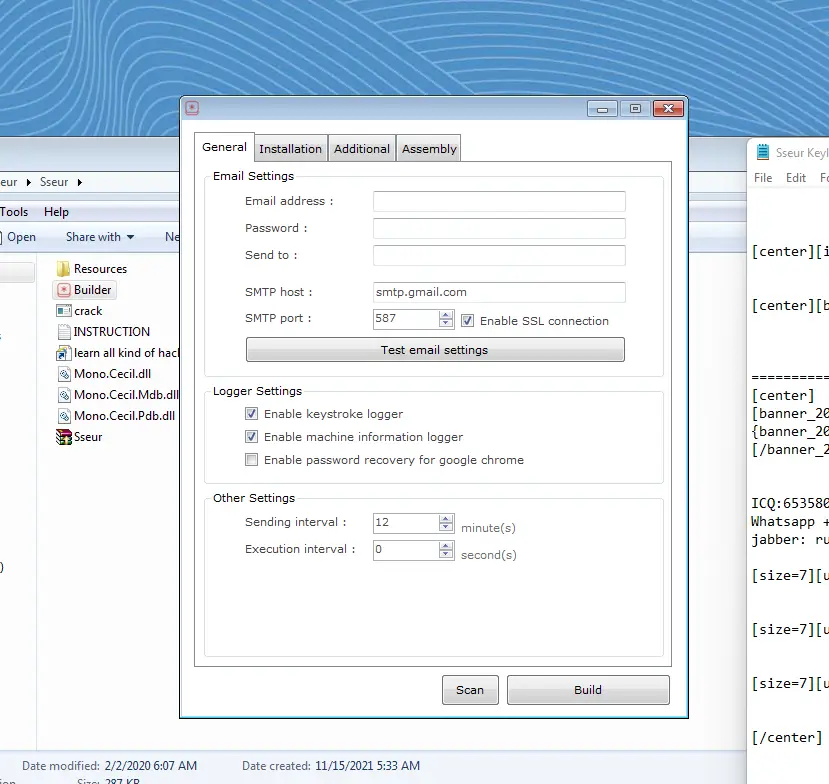 Sseur Keylogger 2025 Cracked