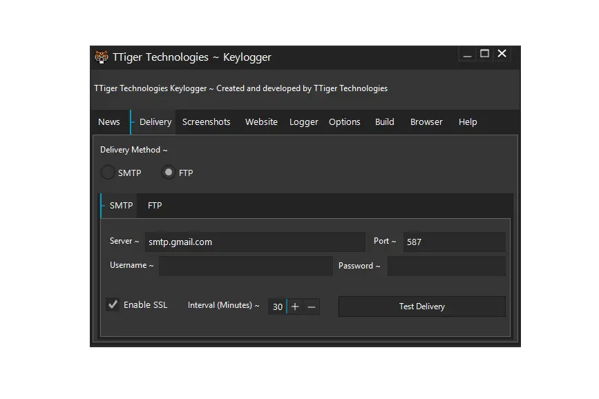 TTiger Technologies Keylogger 2025